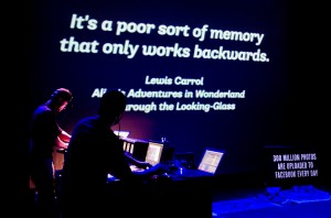 Using different archival material: live cinema performance, European Souvenirs, 6 October 2012, Amsterdam.