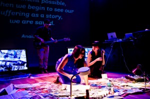 An interdisciplinary project: live cinema performance, European Souvenirs, 6 October 2012, Amsterdam.
